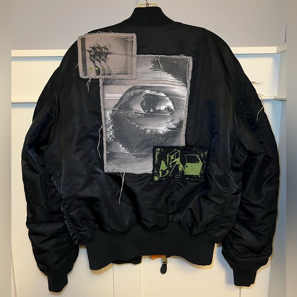 Alpha Industries X Urban Outfitters patchwork bomber jacket - Picture 2 of 16